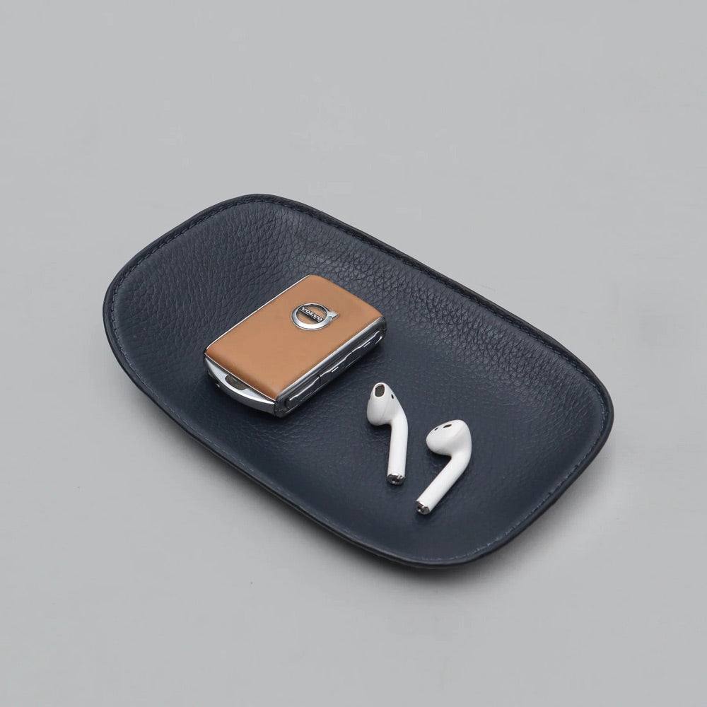 Tokyo Leather Tray Small - Navy - Image 3