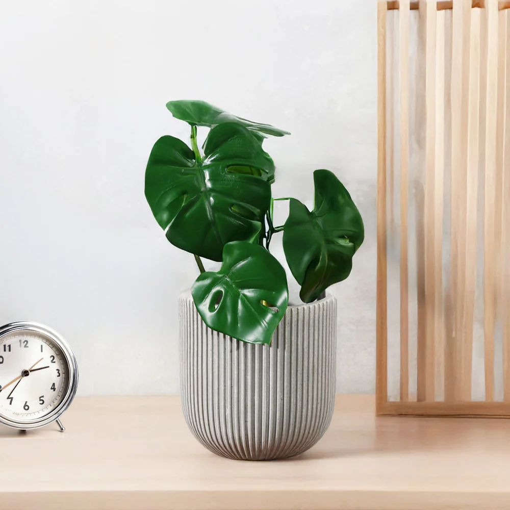 Toro Barrel Planter Small - Light Grey - Image 2