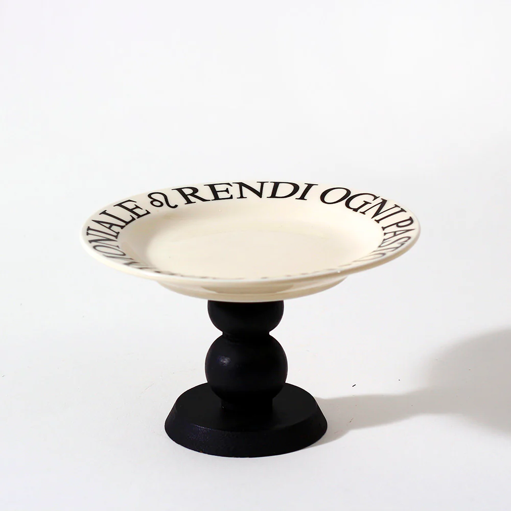 Tosca Elevated Serving Plate Small - Cream - Image 2