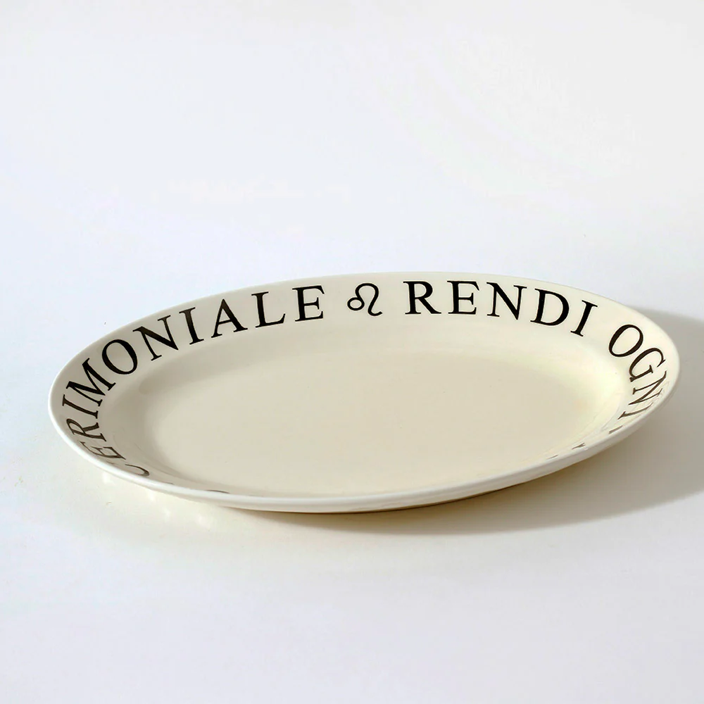 Tosca Oval Platter - Cream - Image 3