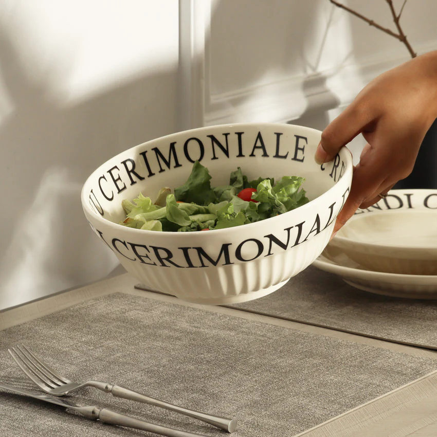 Tosca Serving Bowl - Cream - Image 14