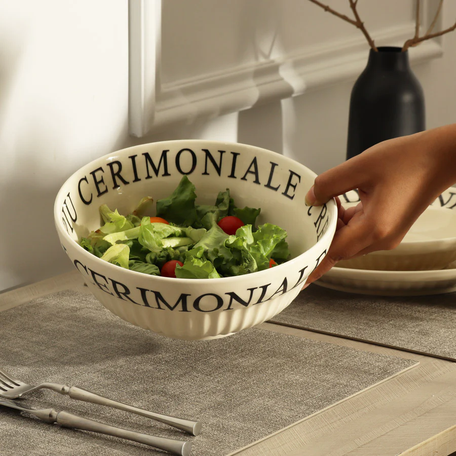 Tosca Serving Bowl - Cream - Image 5