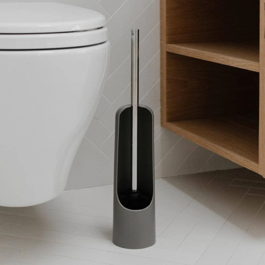 Touch Toilet Brush - Grey - Image 3