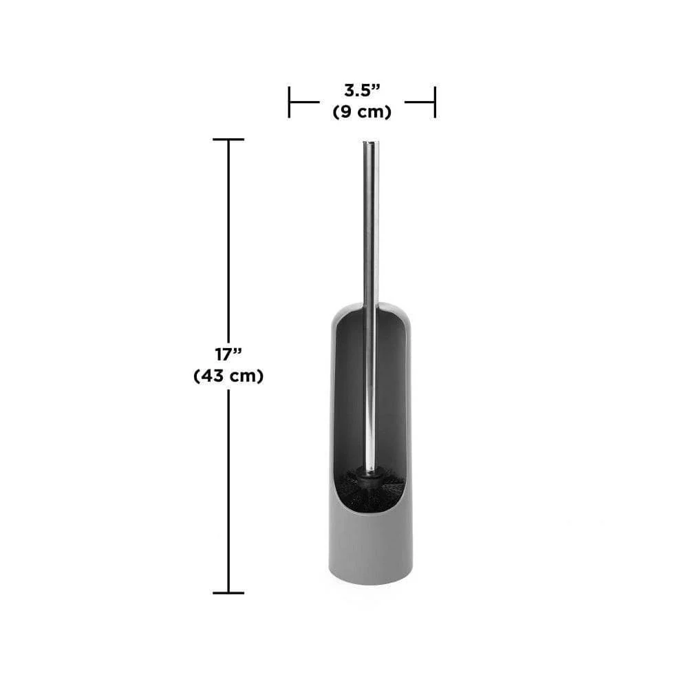 Touch Toilet Brush - Grey - Image 5