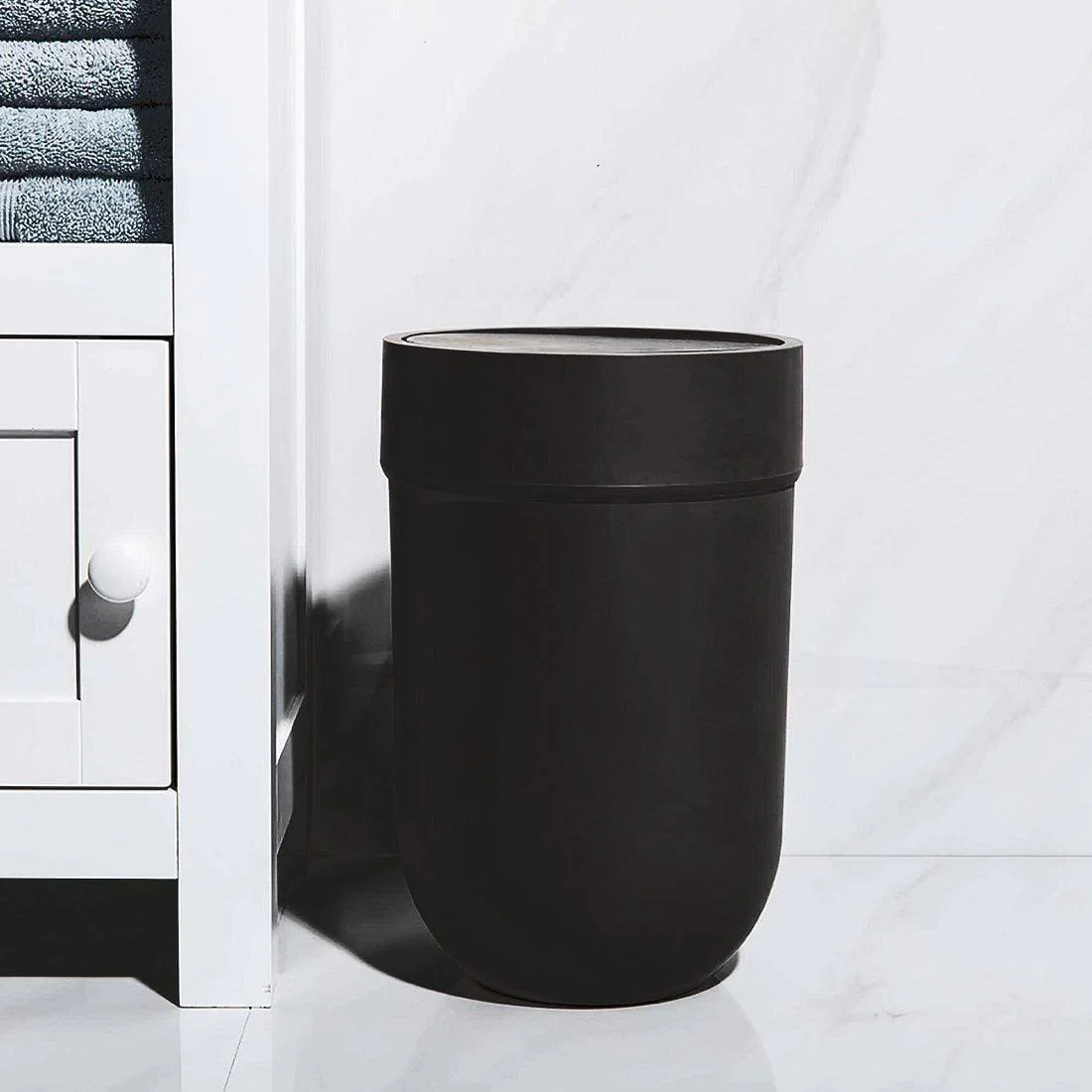 Touch Wastecan with Lid 6L - Black