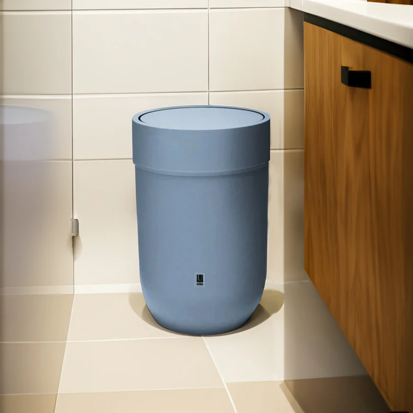 Touch Wastecan with Lid 6L - Blue - Image 2