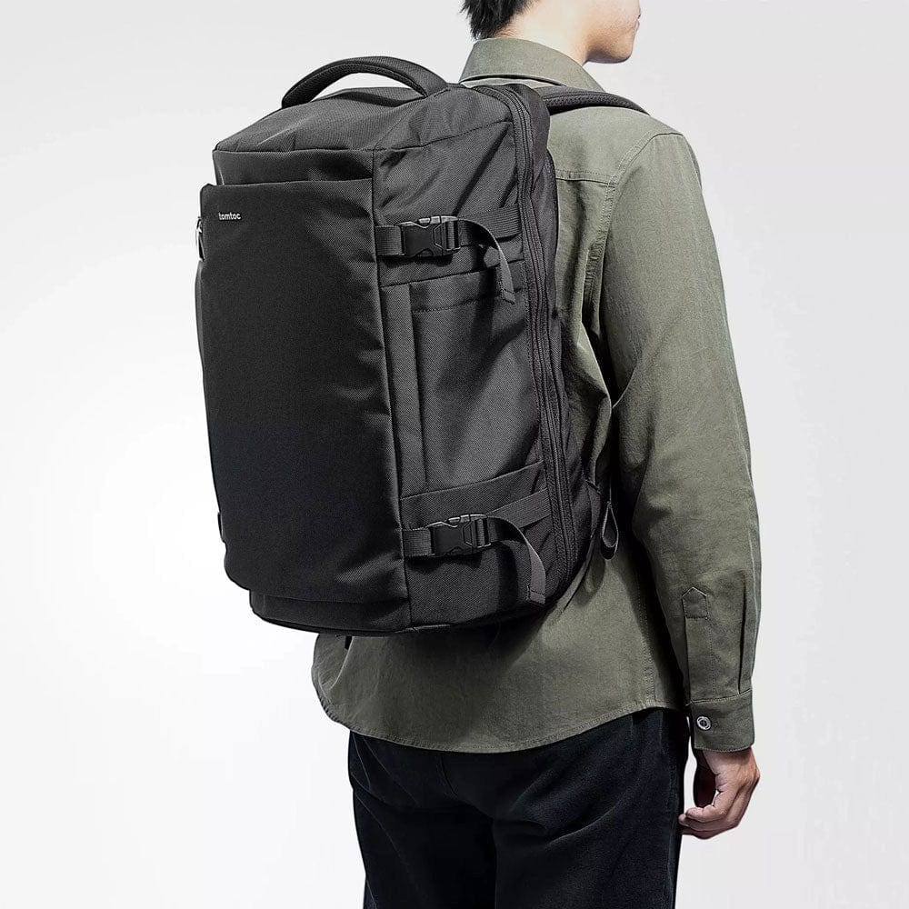 Large Travel Backpack 40L - Black - Image 13