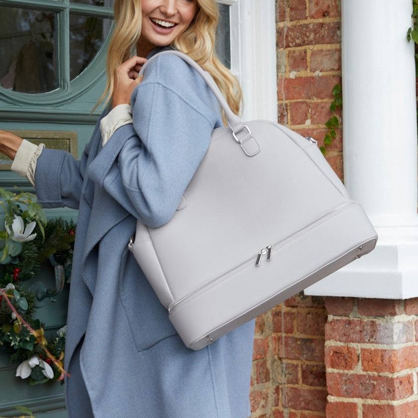 Travel Handbag Large - Pebble Grey