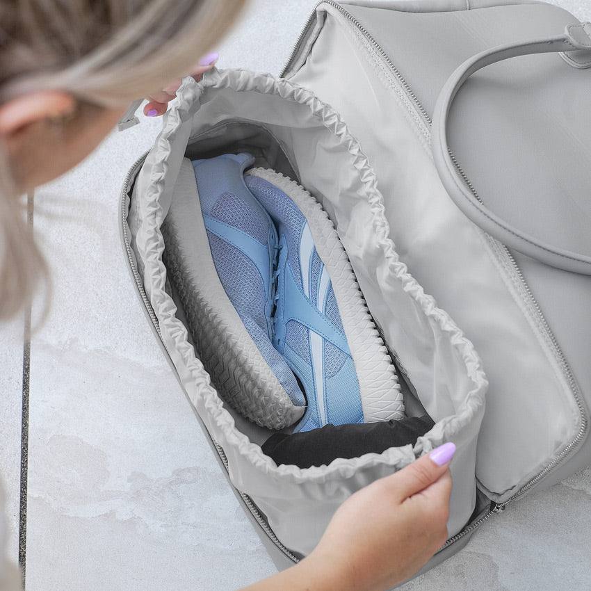 Travel Handbag Large - Pebble Grey - Image 3
