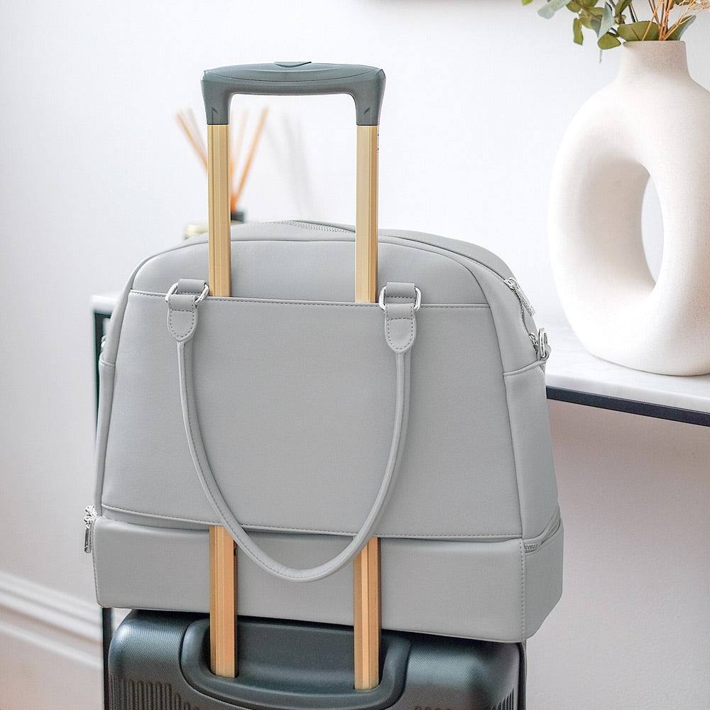 Travel Handbag Large - Pebble Grey - Image 5