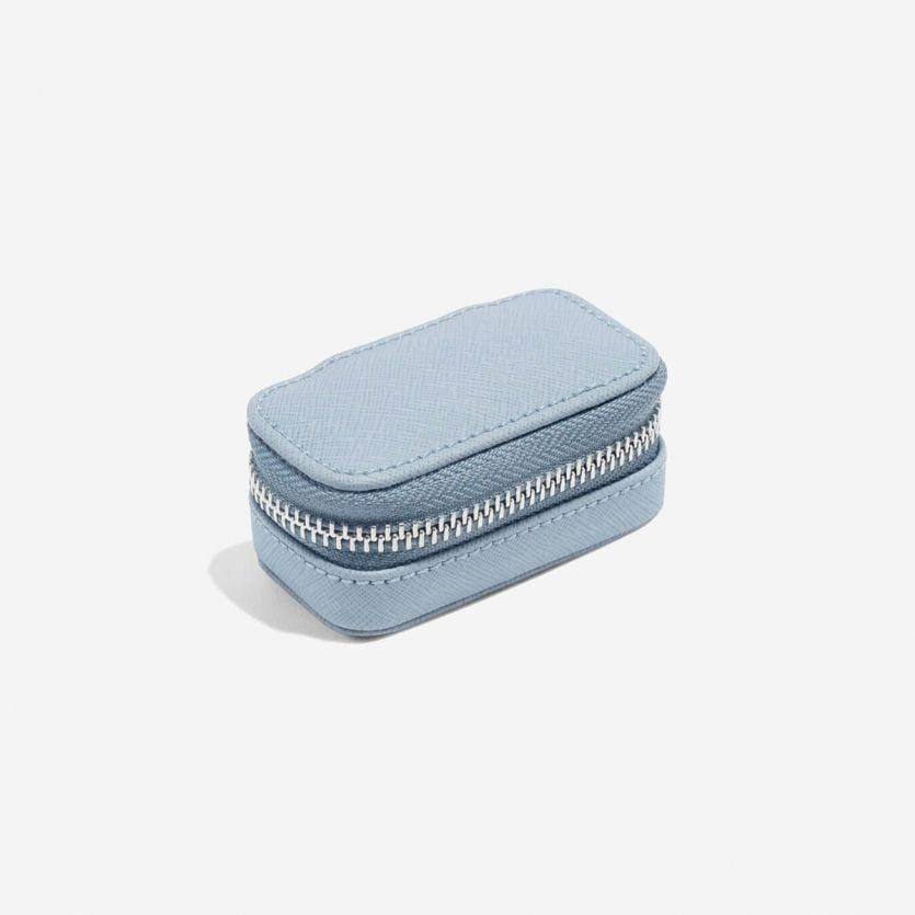 Travel Jewellery Pouch Small - Dusky Blue - Image 3