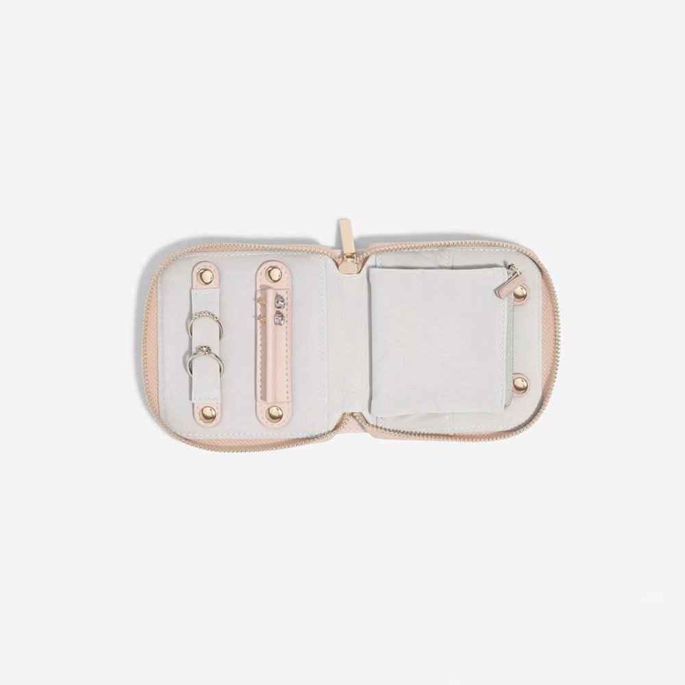 Travel Jewellery Roll Small - Blush Pink - Image 2