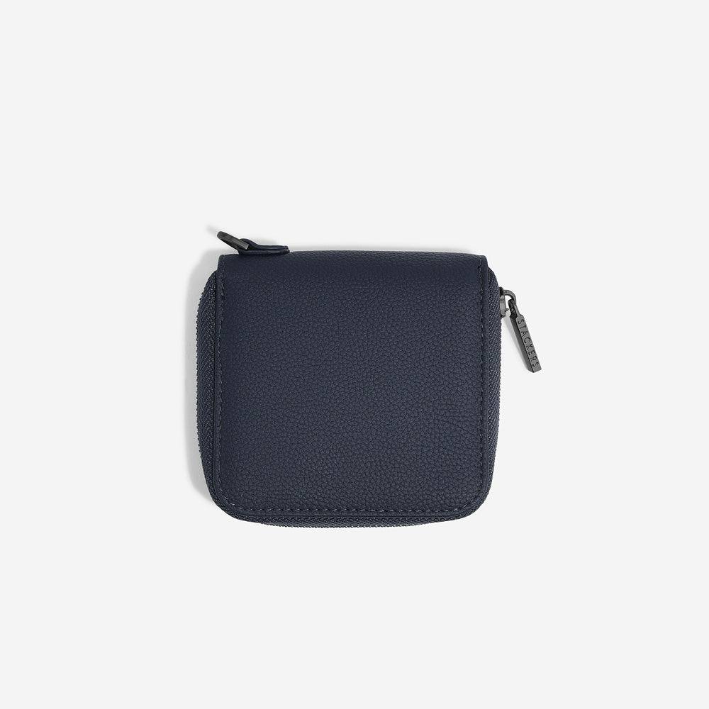 Travel Jewellery Roll Small - Navy Blue - Image 2