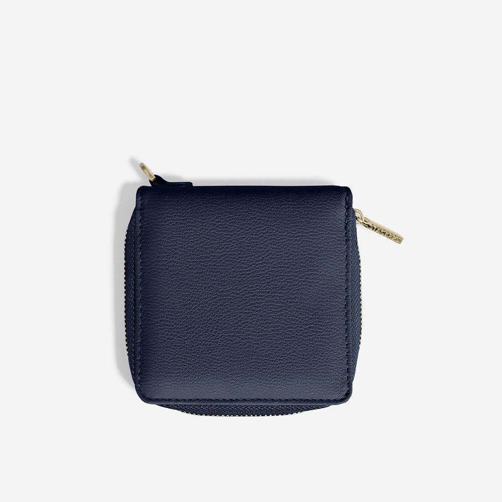 Travel Jewellery Roll Small - Pebble Navy - Image 3