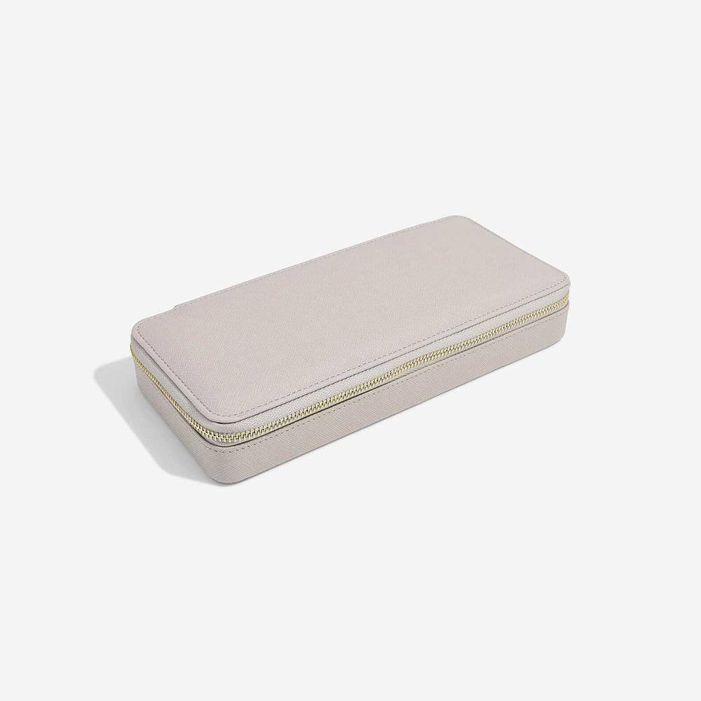 Travel Necklace Pouch, Long - Taupe - Image 3