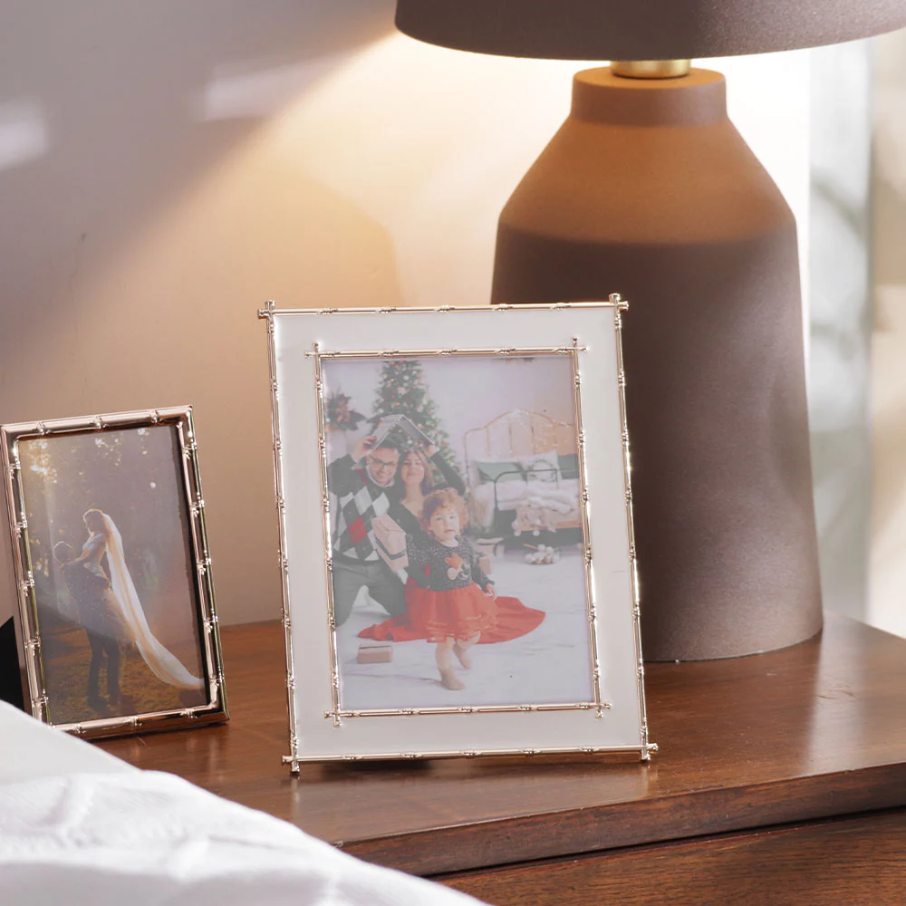 Tress Photo Frame Large - White Gold - Image 2