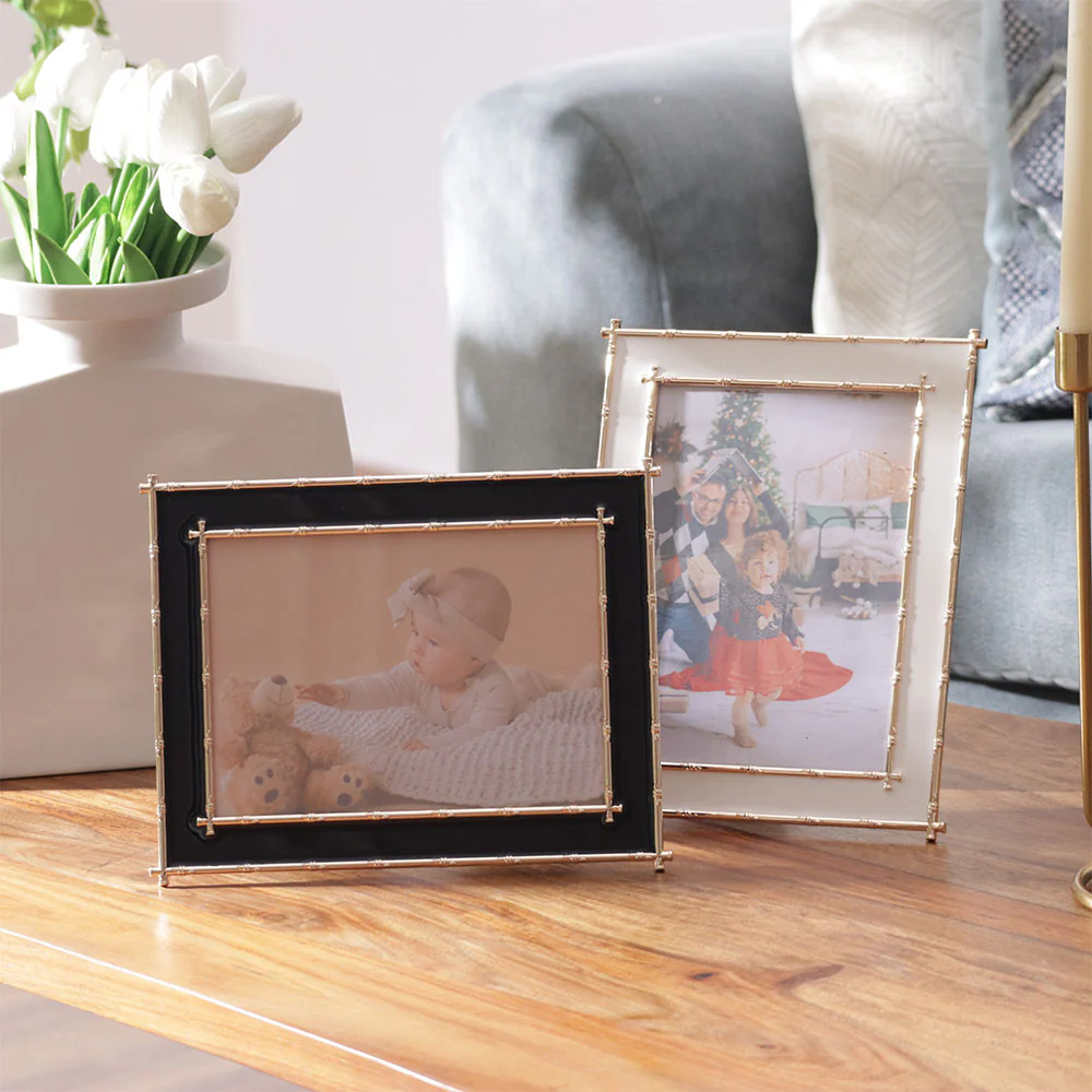 Tress Photo Frame Large - White Gold - Image 5