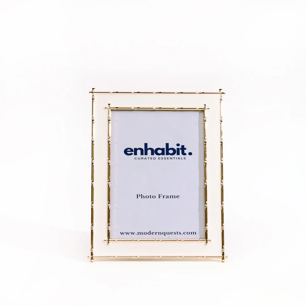Tress Photo Frame Large - White Gold - Image 6