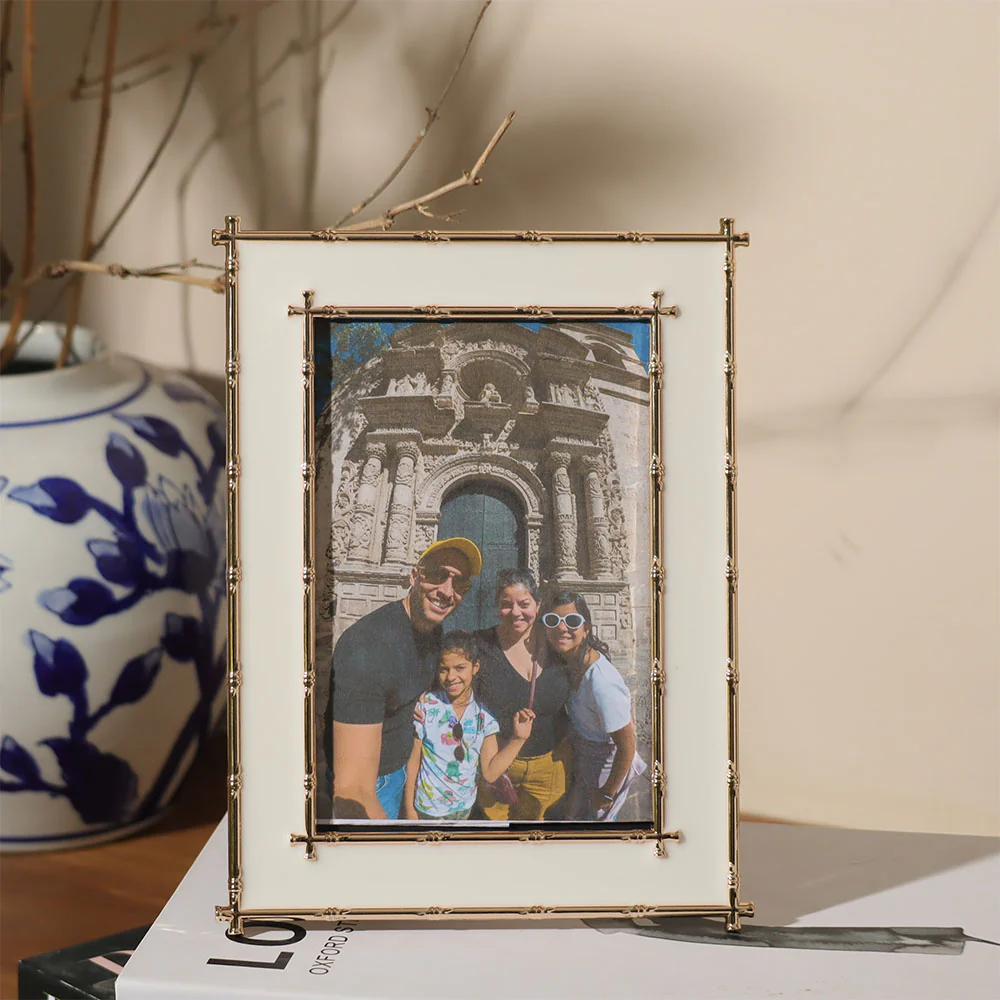 Tress Photo Frame Medium - White Gold - Image 2