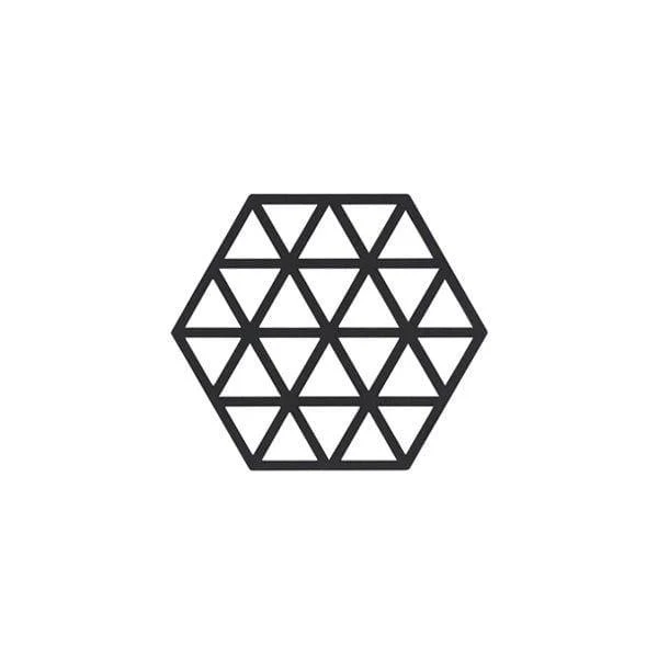 Triangles Trivet - Black - Image 3