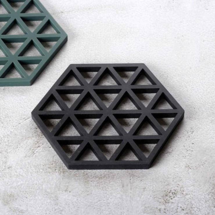 Triangles Trivet - Black - Image 6
