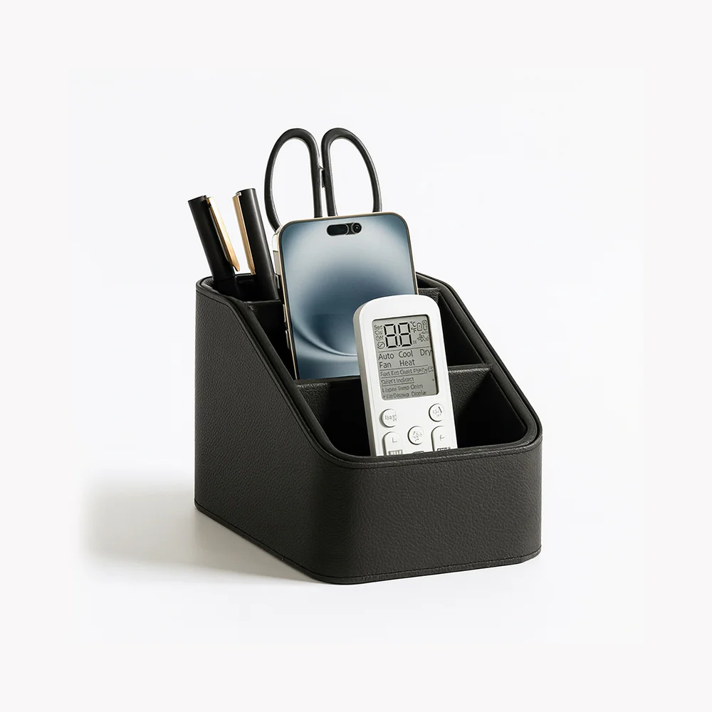 Trio Desk Organiser - Black - Image 3