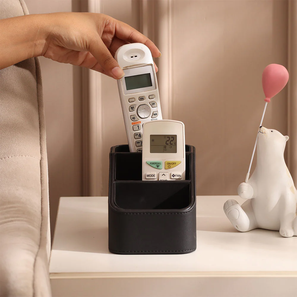 Trio Desk Organiser - Black - Image 5