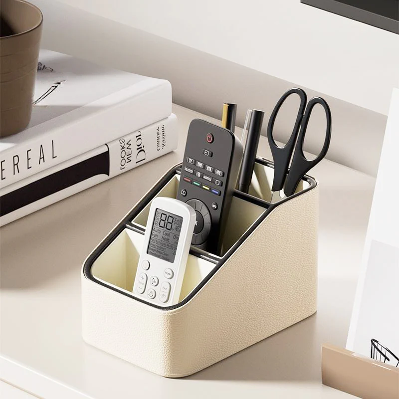 Trio Desk Organiser - Cream - Image 2