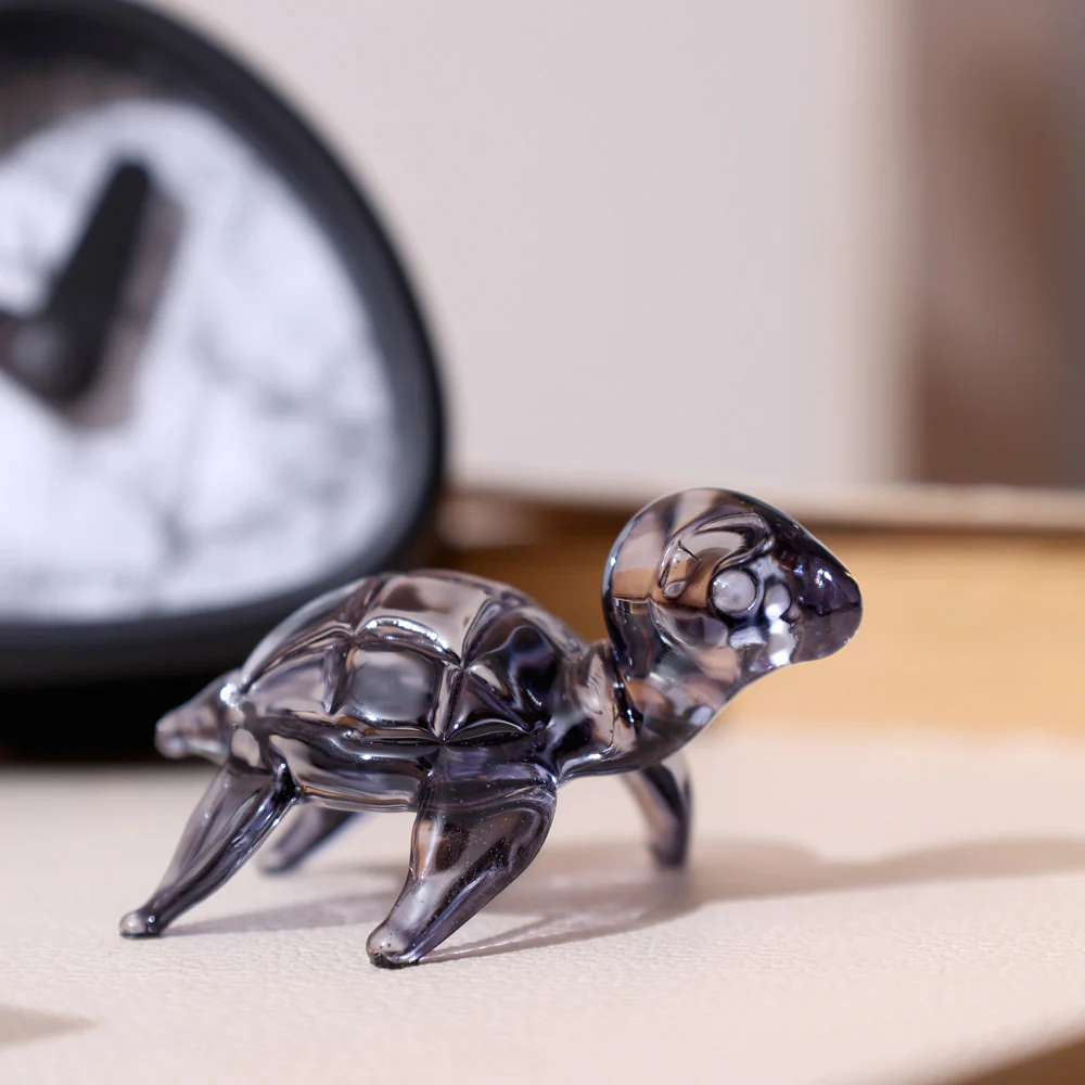 Turtle Mini Glass Accent - Grey - Image 5