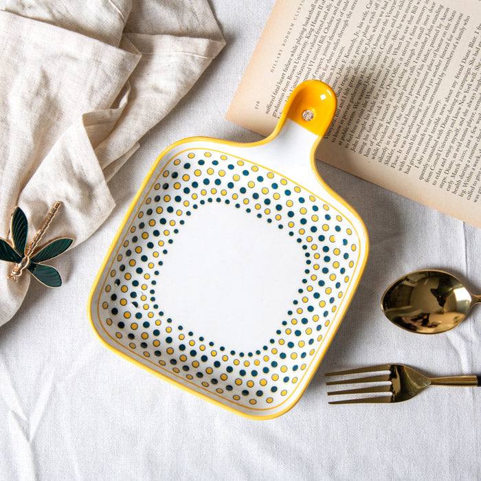 Tuscan Dotted Square Serving Pan