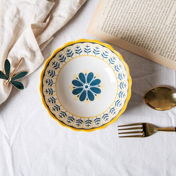 Tuscan Floral Medium Bowl
