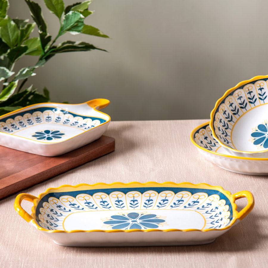 Tuscan Floral Rectangular Serving Pan - Image 5