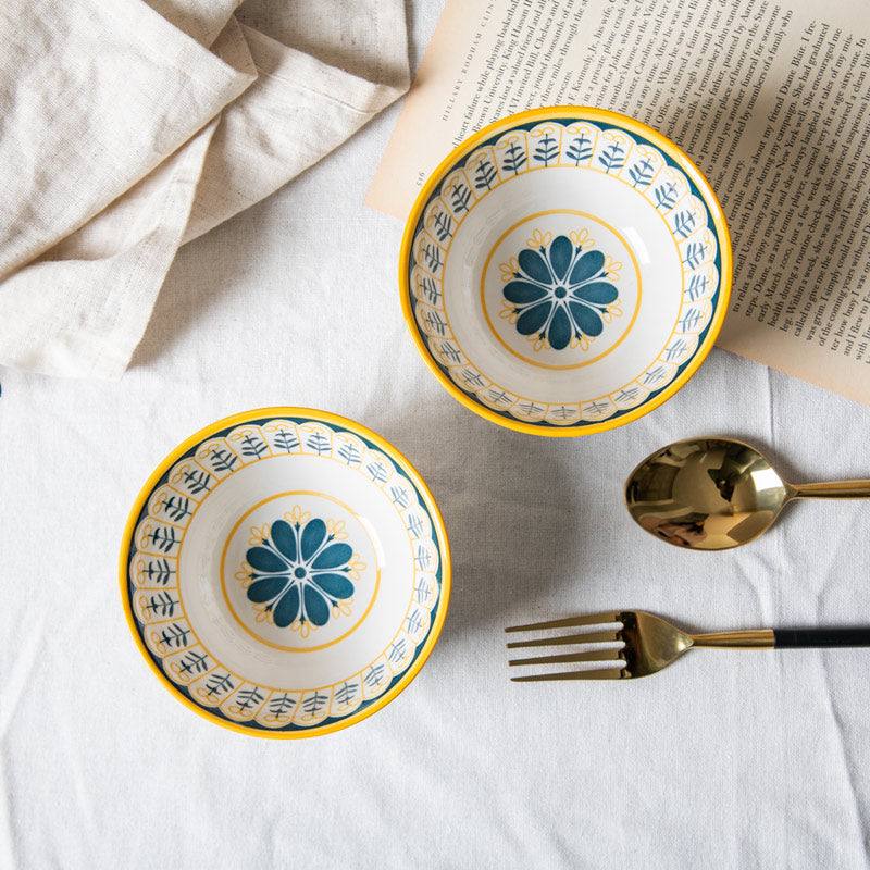 Tuscan Floral Small Bowls, Set of 2