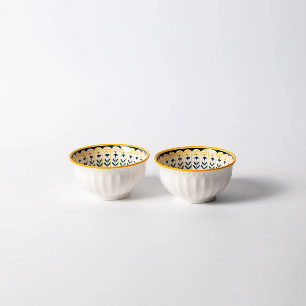 Tuscan Floral Small Bowls, Set of 2 - Image 3