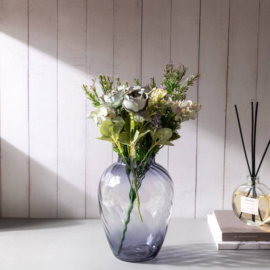 Twirl Glass Vase Medium - Dark Grey - Image 2