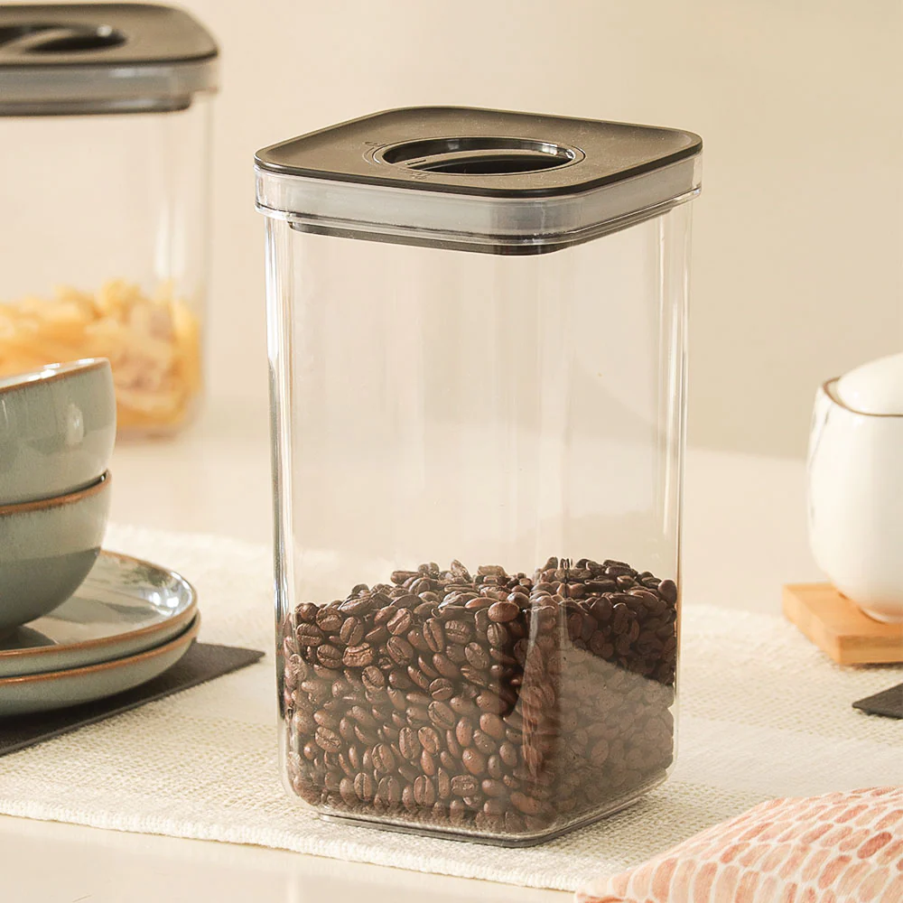 Twist Lock Storage Jar 2000ml - Black - Image 6