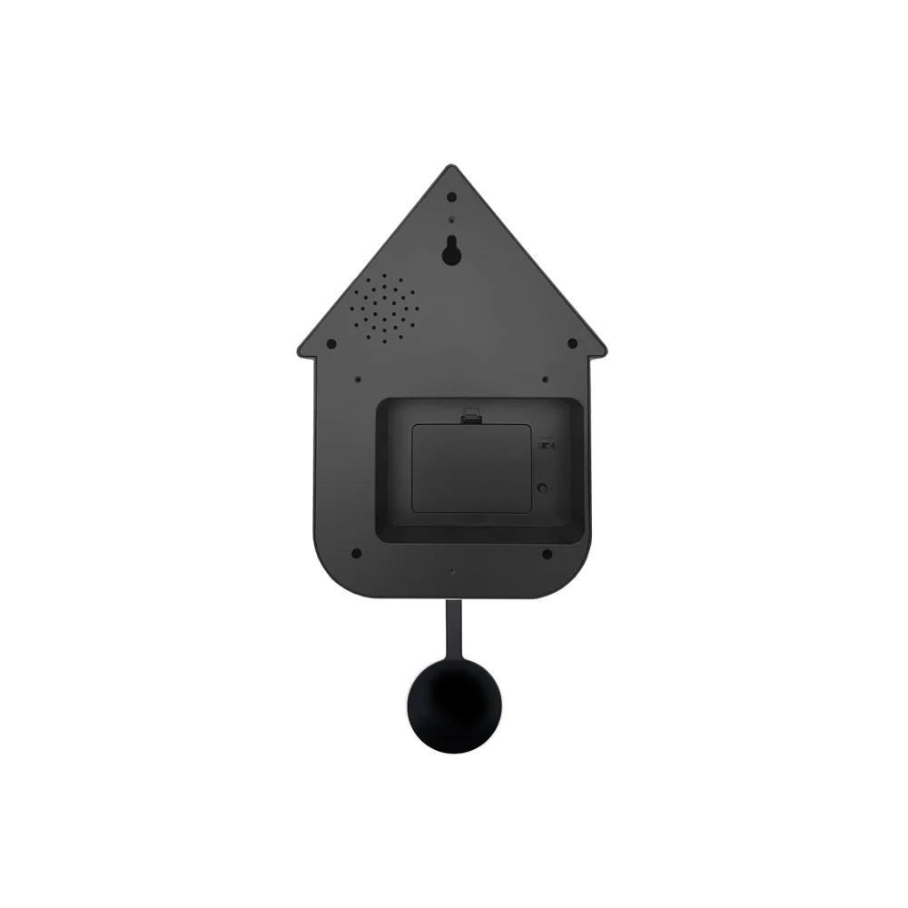 Twitter Cuckoo Wall Clock With Pendulum - Black - Image 3