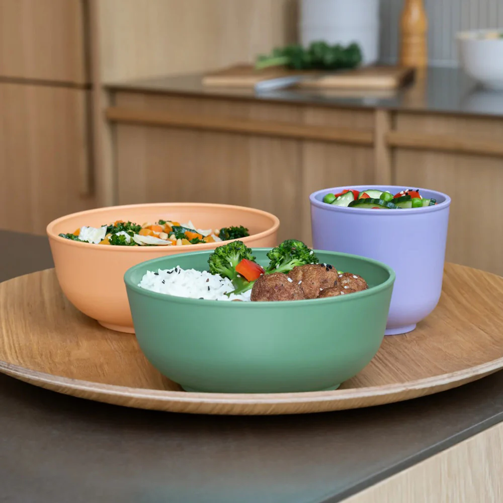 Tylla Storage Bowl with Lid 1000ml - Sage Green - Image 5