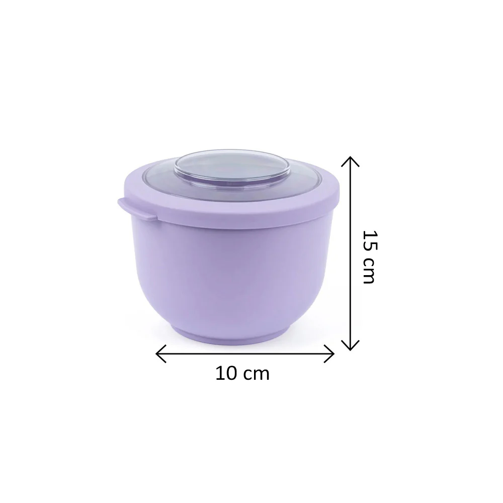 Tylla Storage Bowl with Lid 1200ml - Lavender - Image 5