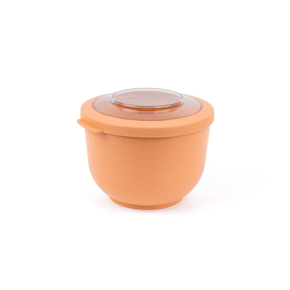 Tylla Storage Bowl with Lid 1200ml - Peach Orange - Image 2