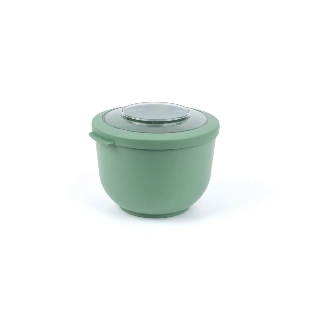 Tylla Storage Bowl with Lid 1200ml - Sage Green - Image 2