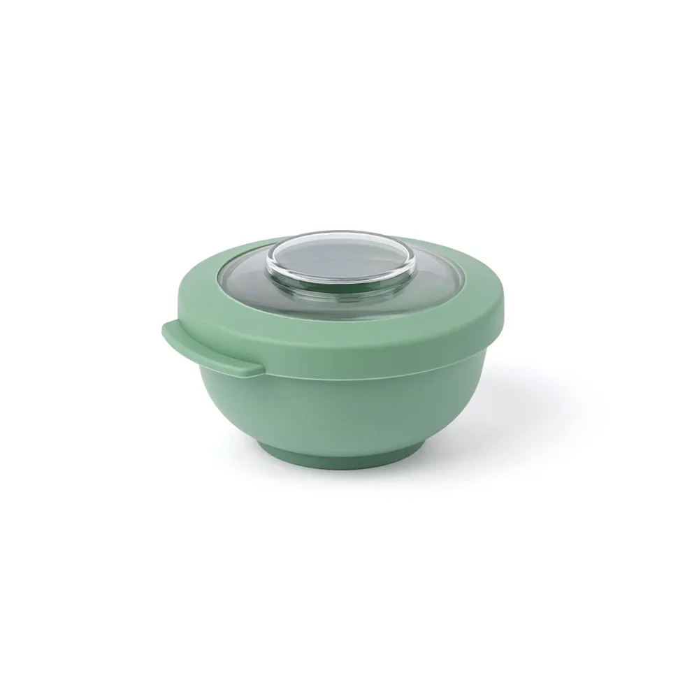 Tylla Storage Bowl with Lid 200ml - Sage Green - Image 3