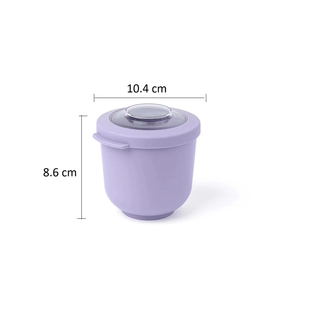 Tylla Storage Bowl with Lid 500ml - Lavender - Image 5