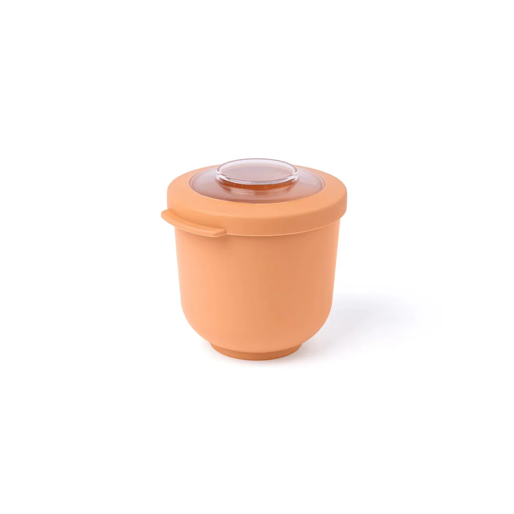 Tylla Storage Bowl with Lid 500ml - Peach Orange - Image 4
