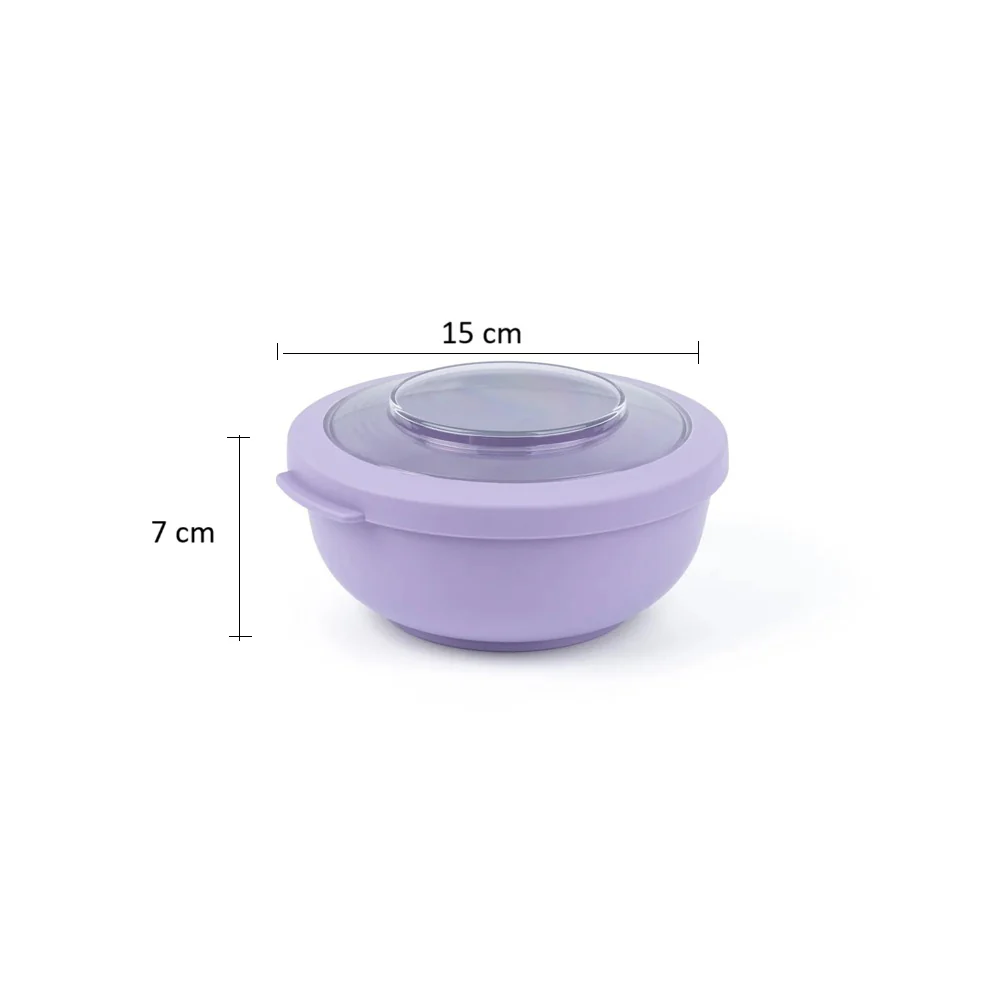 Tylla Storage Bowl with Lid 700ml - Lavender - Image 5