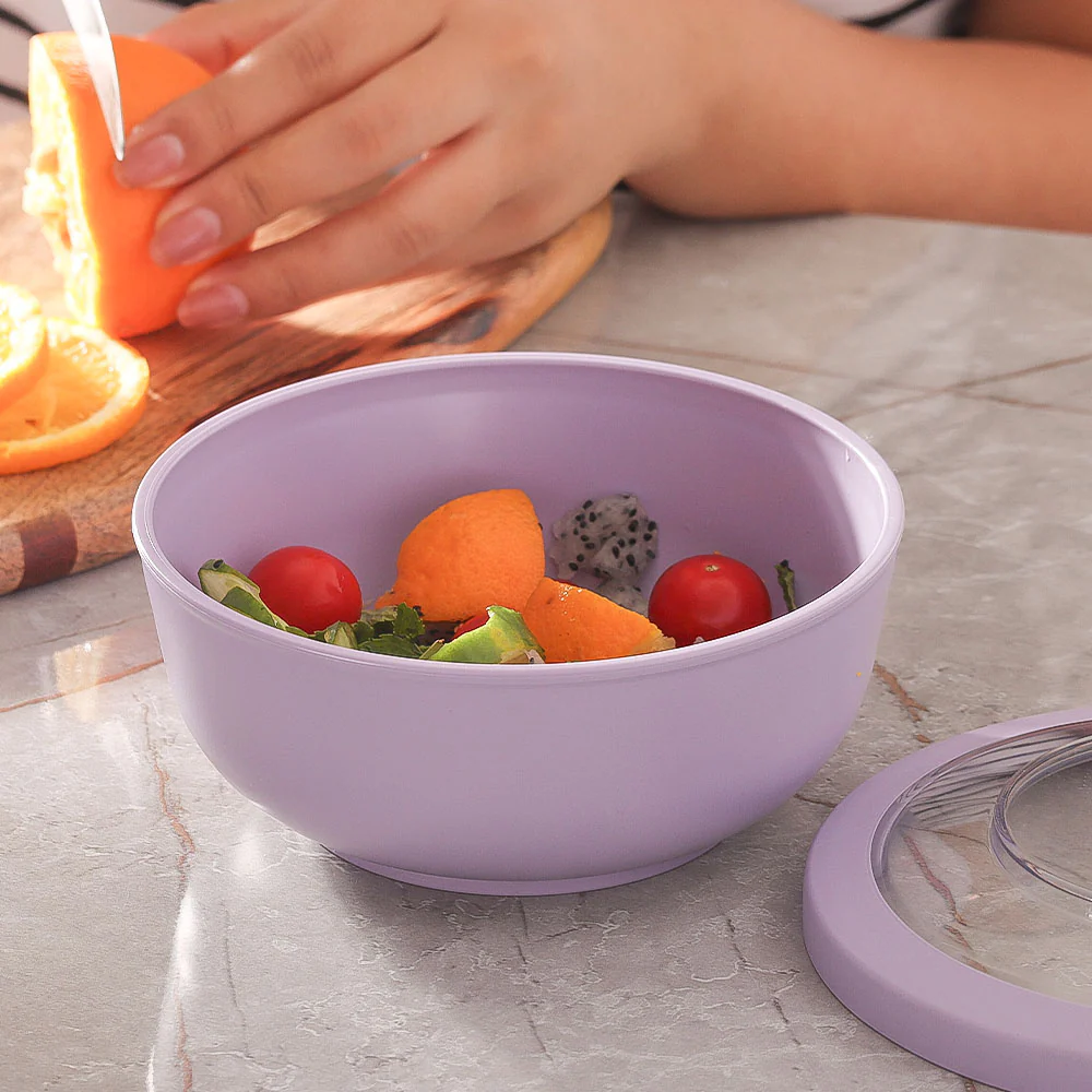 Tylla Storage Bowl with Lid 700ml - Lavender - Image 6