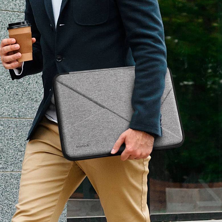 Ultrathin Hard Shell Laptop Sleeve With Pouch - Grey 13.3 Inches