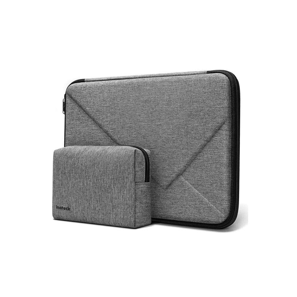 Ultrathin Hard Shell Laptop Sleeve With Pouch - Grey 13.3 Inches - Image 3
