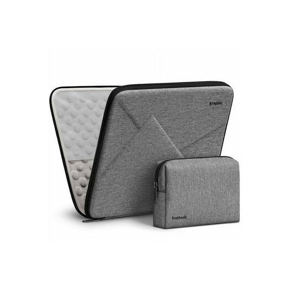 Ultrathin Hard Shell Laptop Sleeve With Pouch - Grey 13.3 Inches - Image 4