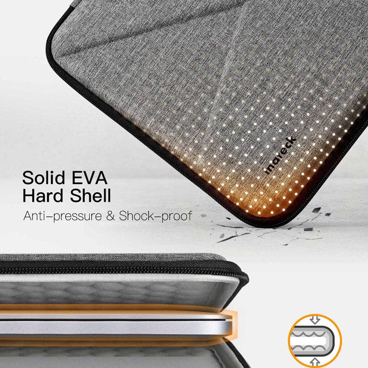 Ultrathin Hard Shell Laptop Sleeve With Pouch - Grey 13.3 Inches - Image 5